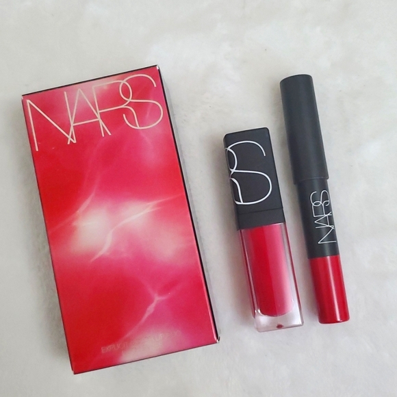 NIB NARS Explicit Colour Lip Duo Set in Dragon Girl - Picture 4 of 11